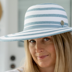 Alishya Wide Brim Hat Aqua