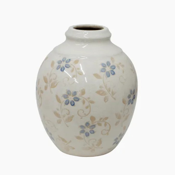 FCO Anais Ceramic Oval Bud Vase