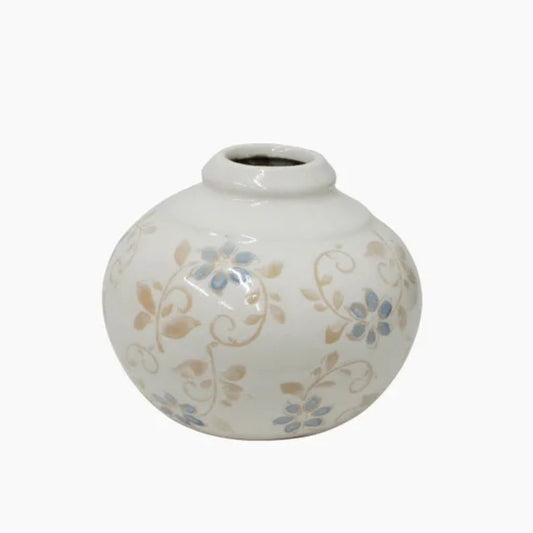 Anais Ceramic Round Bud Vase by French Country