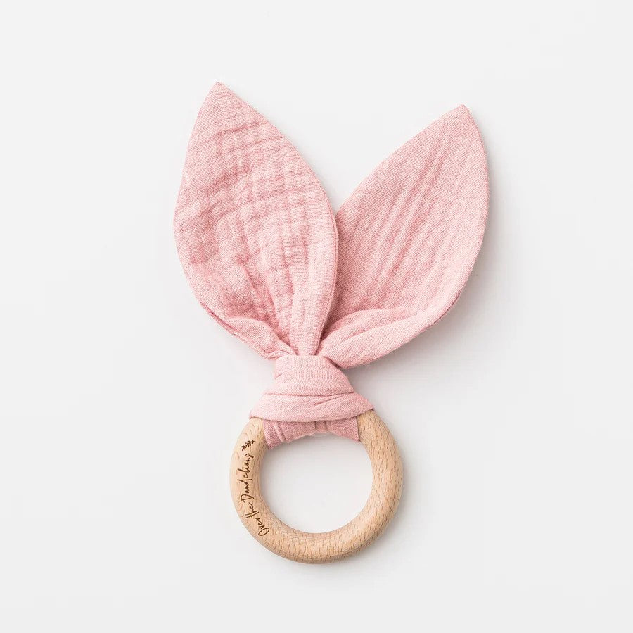 Bunny ears teether Blush