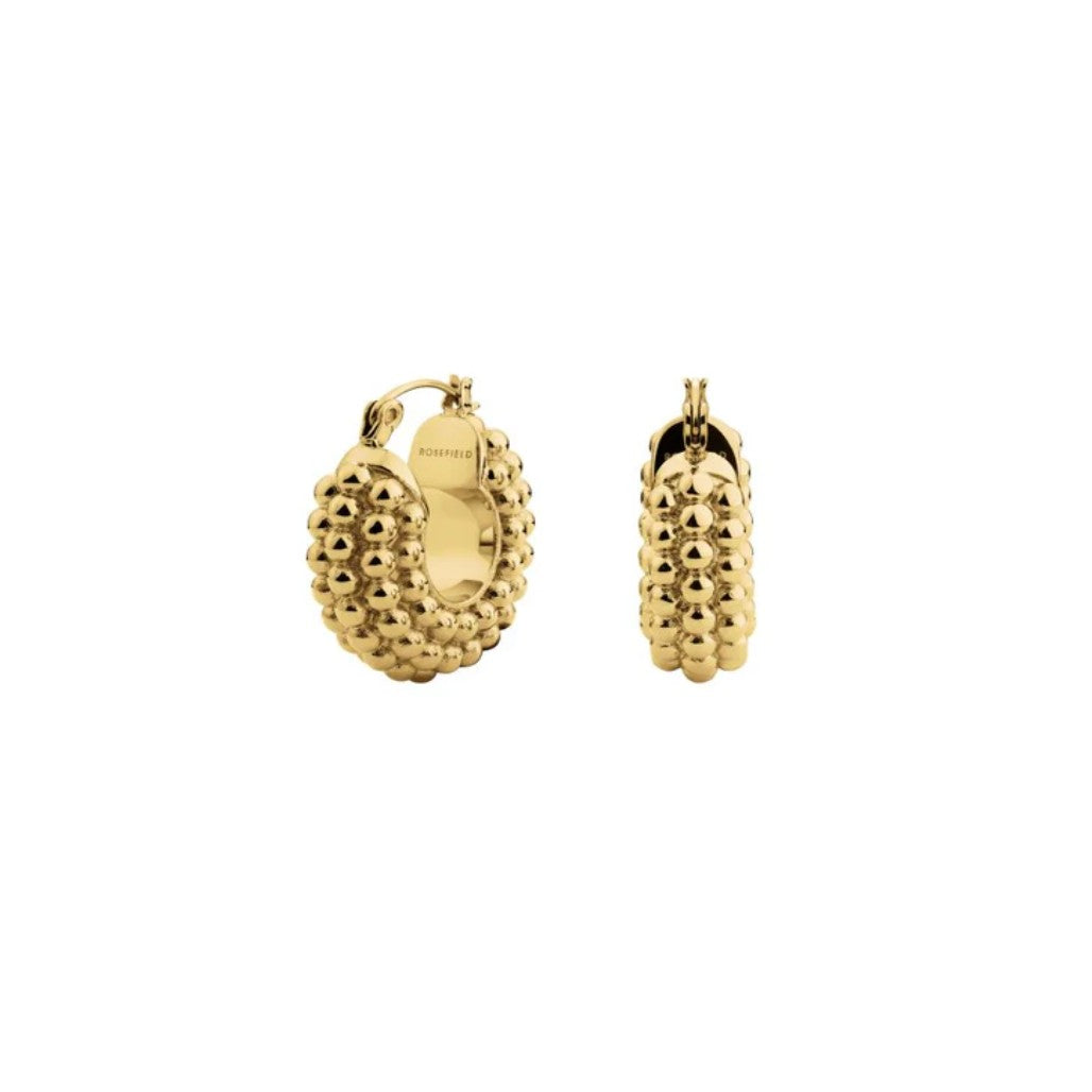 Rosefield Bubble Hoop Earrings Gold