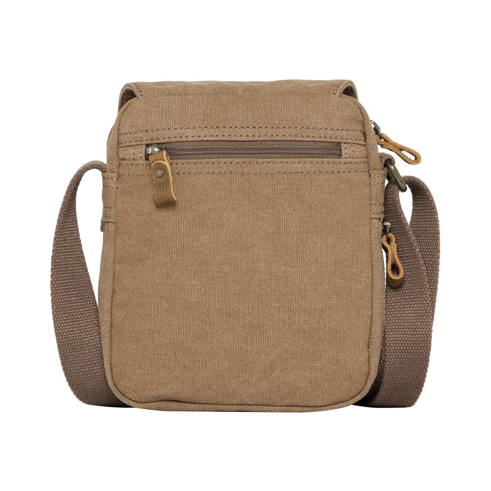 Troop Classic Small Flap Front Body Bag Brown