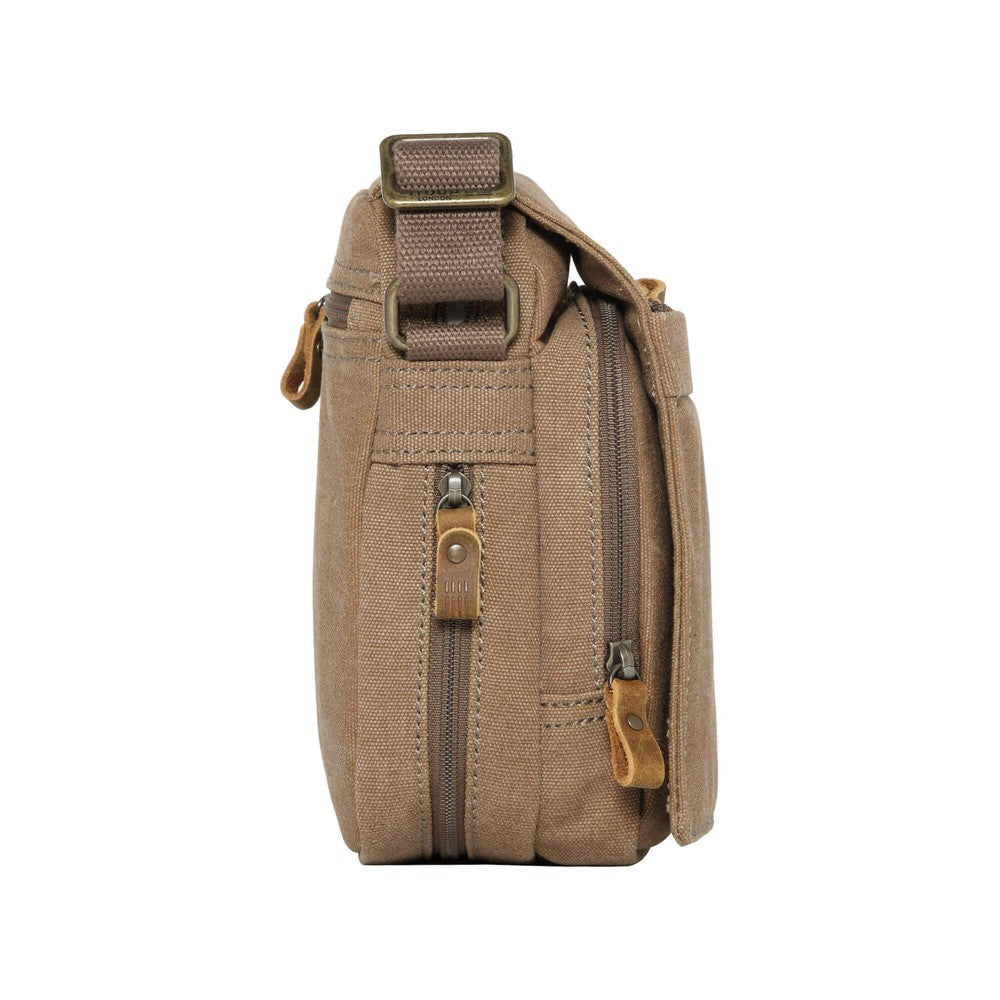 Troop Classic Small Flap Front Body Bag Brown