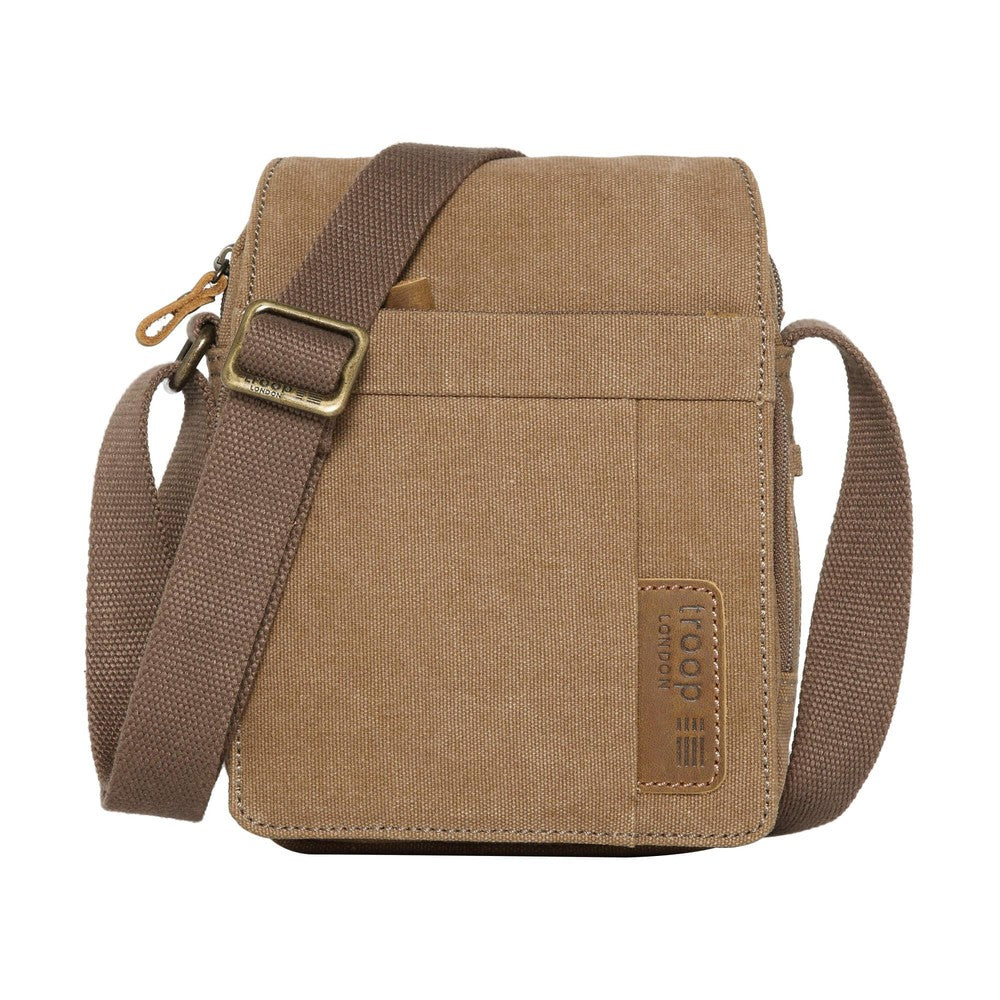 Troop Classic Small Flap Front Body Bag Brown