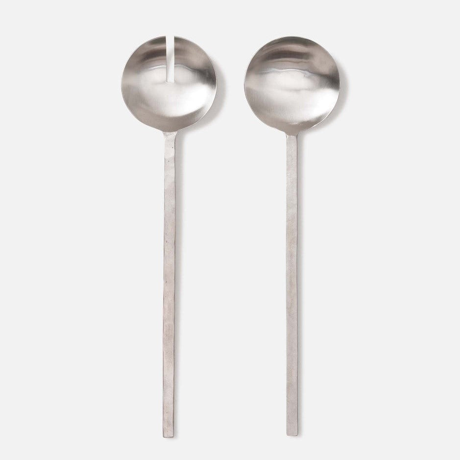 Forge Salad Servers Stainless