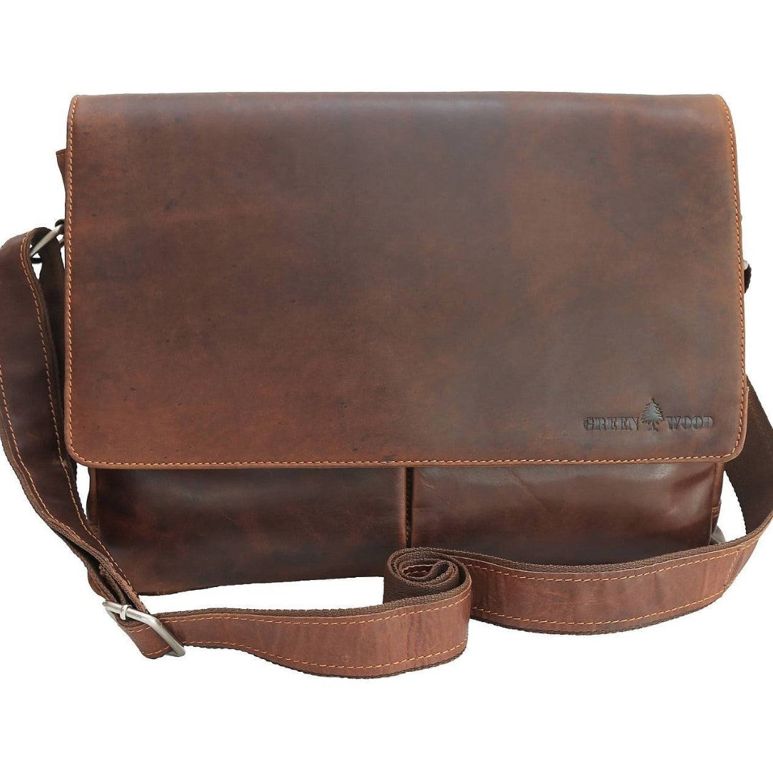 Leather Laptop Bag Gent - Sandel