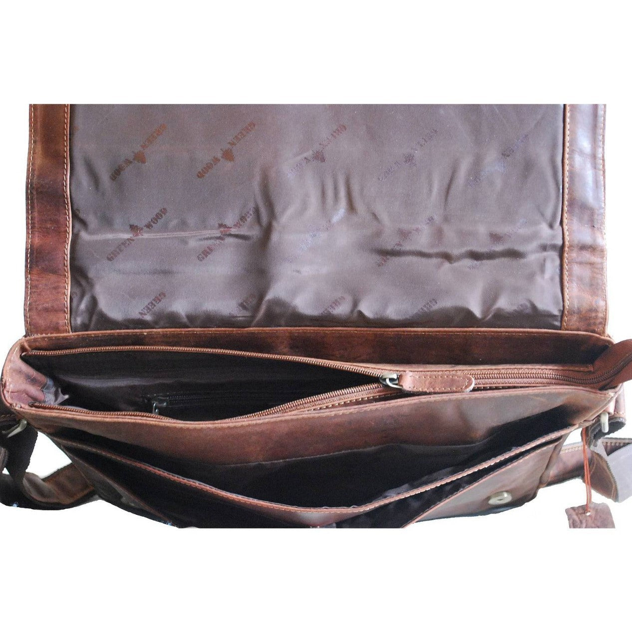 Leather Laptop Bag Gent - Sandel