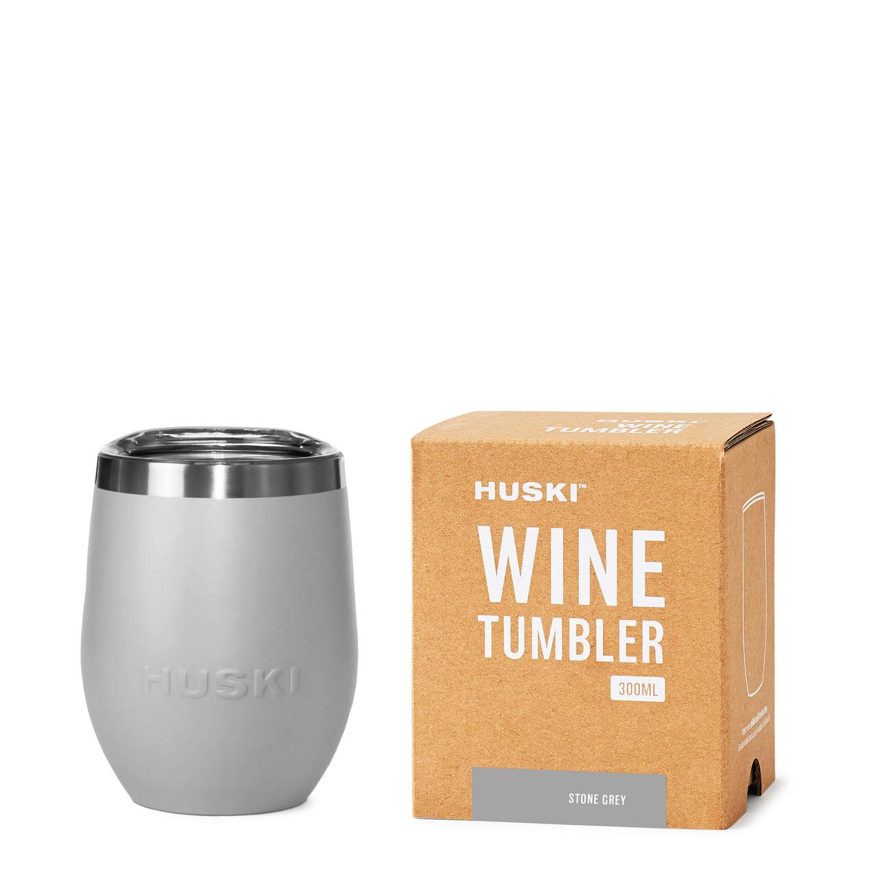 Huski Wine Tumbler Stone Grey