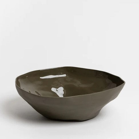 Haan Serving Bowl - Medium - Olive