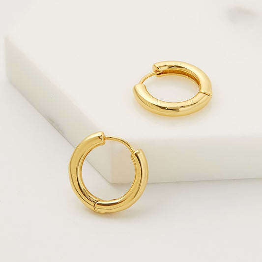 Zafino Kendall Hoop Gold Medium