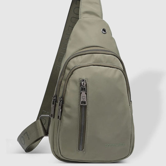 Boyd Nylon Sling Bag Khaki