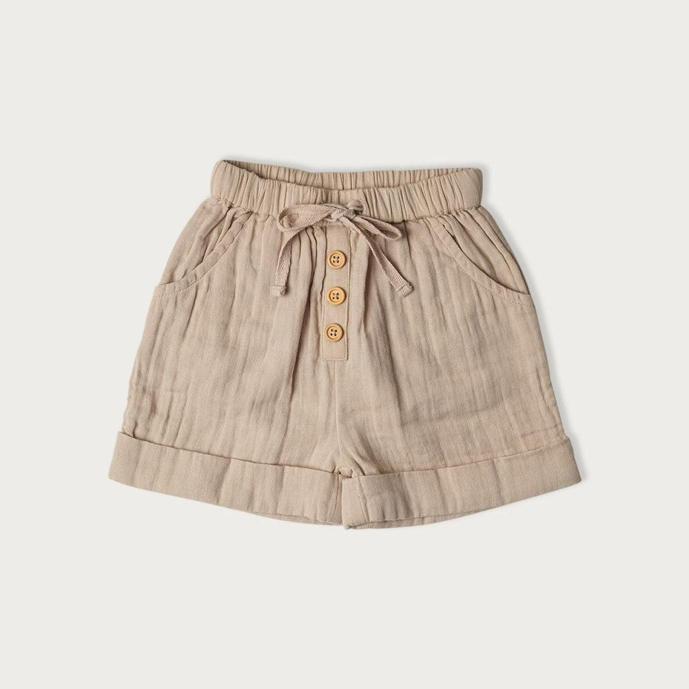 Babu Frankie Muslin Short Oat