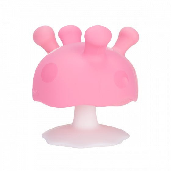 Mushroom Teether Pink