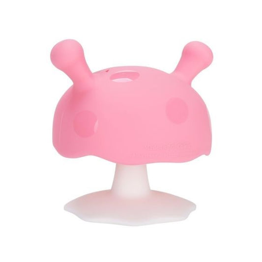 Mushroom Teether Pink