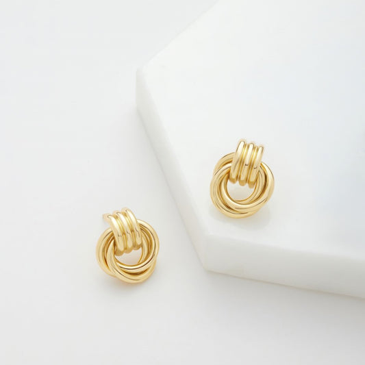 Zafino Poppy Earring Gold