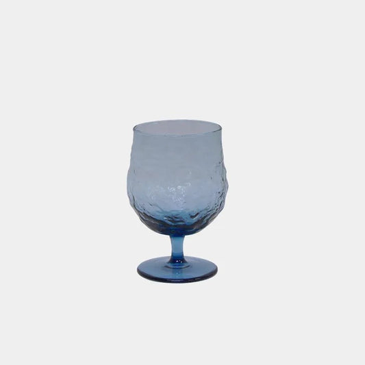 Serena Wine Goblet Blue Set of 4 by French Country