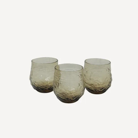 Serena Tumbler Smoke Set of 4 by French Country