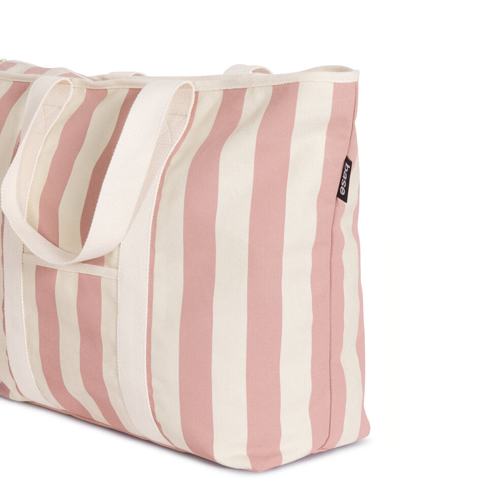 Base All Day Canvas Bag Rosebud Stripe